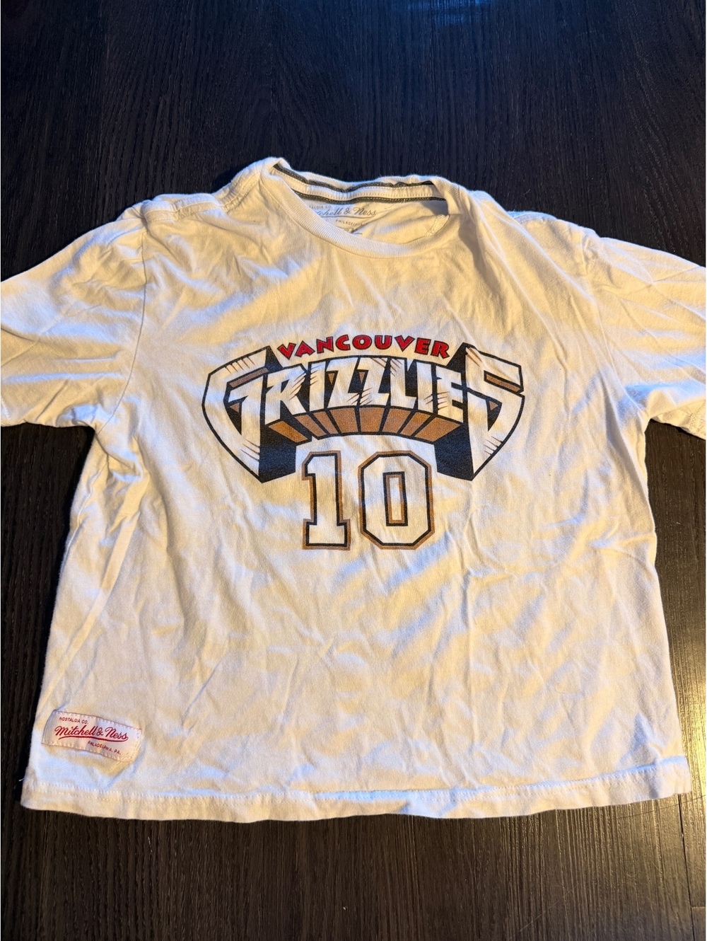 Mitchell & Ness Vancouver Grizzlies Mike Bibby Tee - S